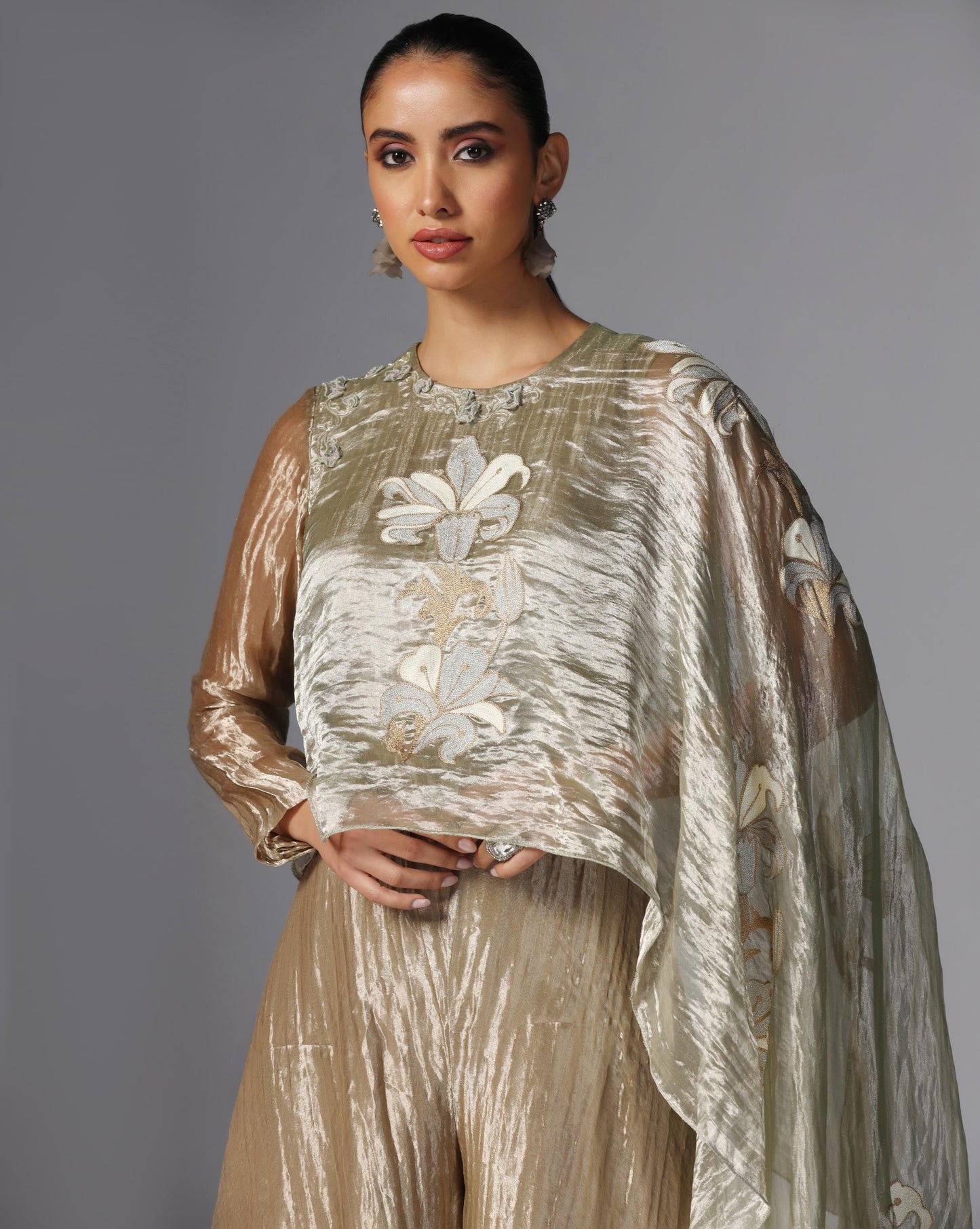 Golden Sage Drape Set