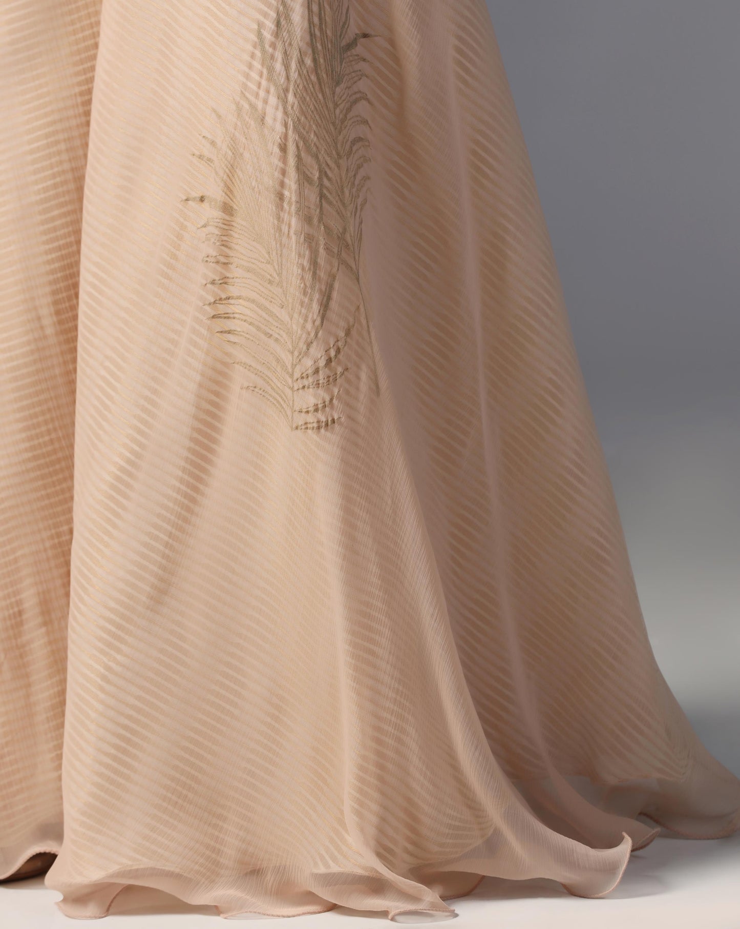 Champagne Bloom Sharara Set  Description:
