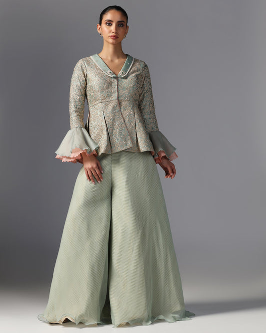 Sage Whisper Jacket Set
