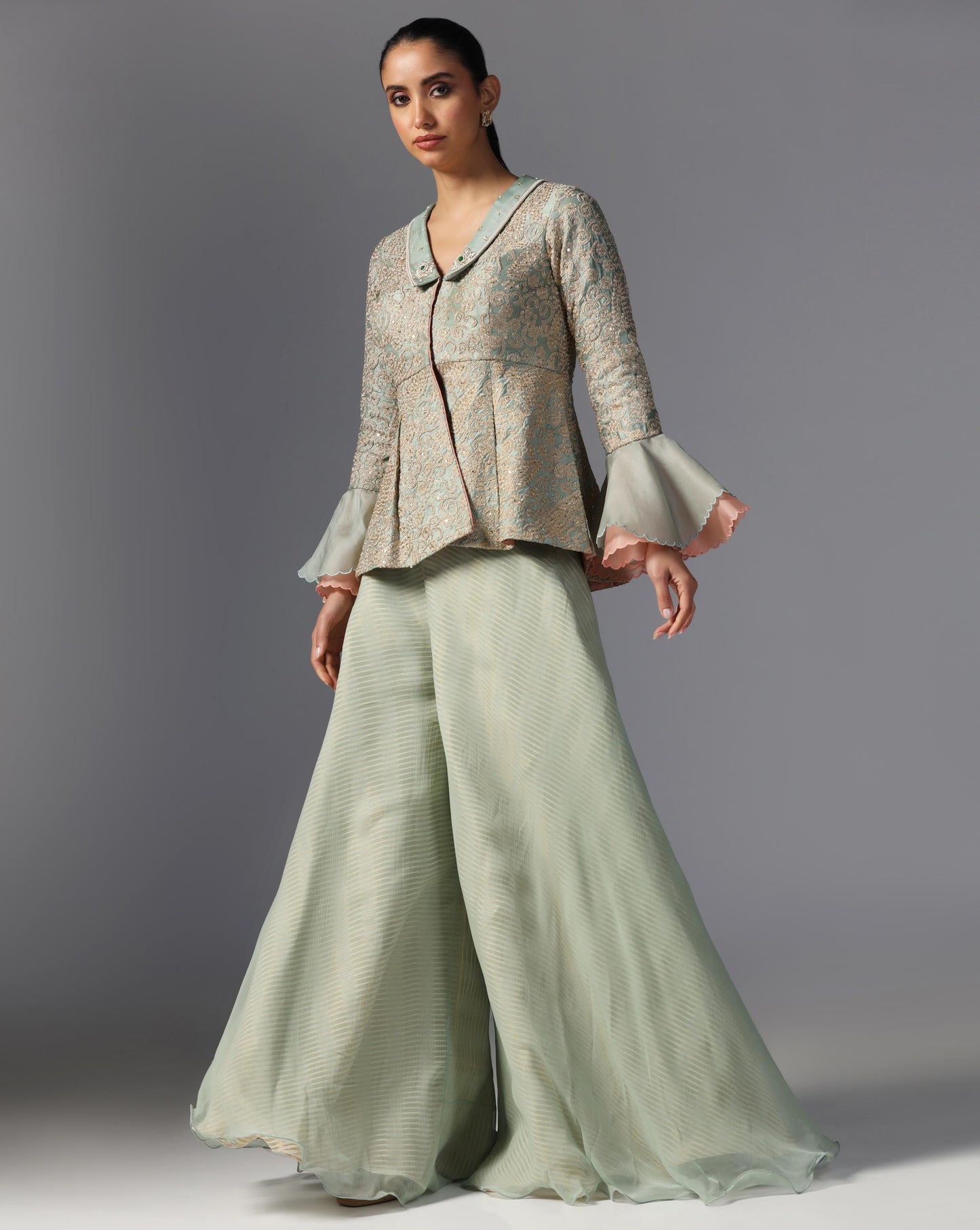Sage Whisper Jacket Set