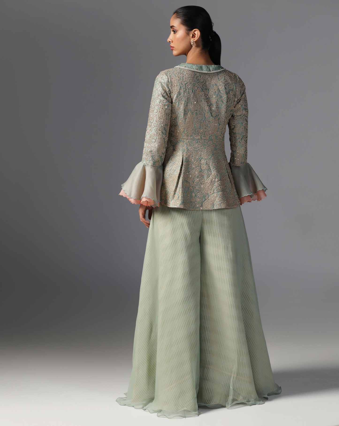 Sage Whisper Jacket Set