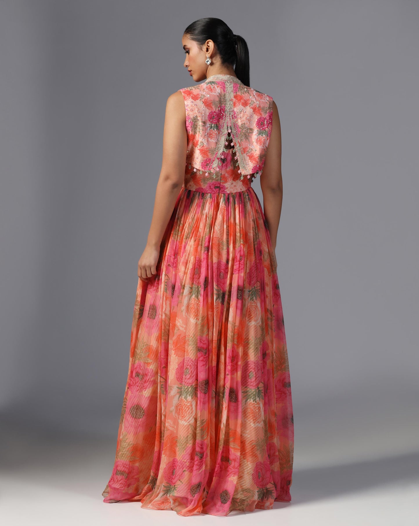 Printed Set with short jacket