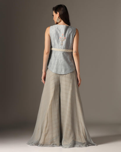 Mughal Jali Peplum Set
