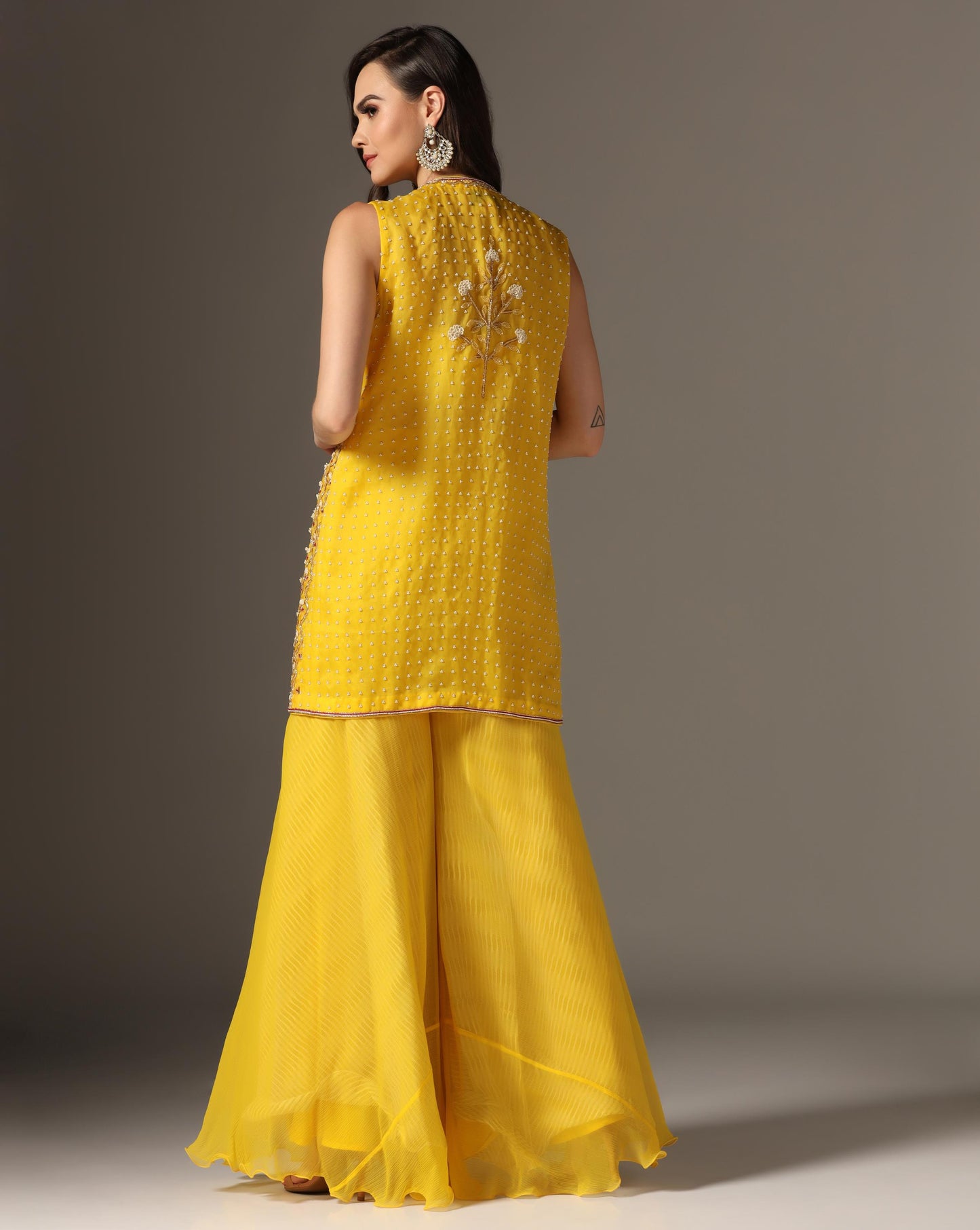 Mughal Jali Jacket Set