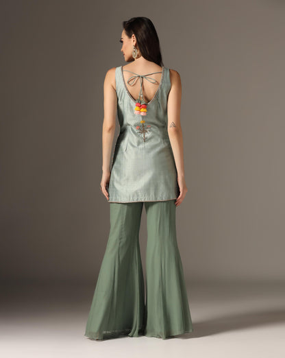 Mughal Jali Kurti Set