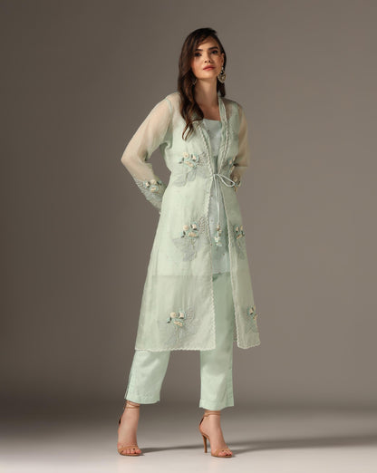 Old Rose Jacket Set