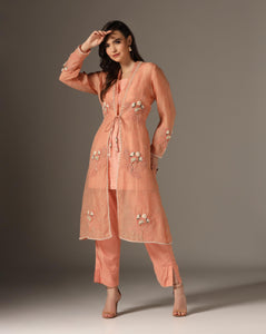 Old Rose Jacket Set