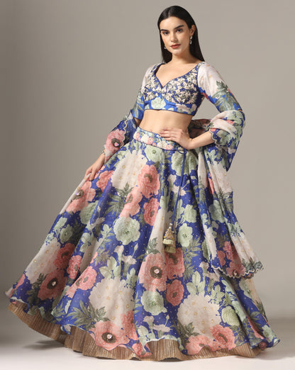 Floral Lehenga Set