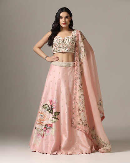 Floral Lehenga Set