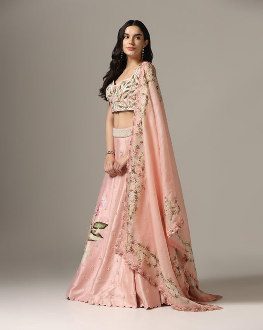 Floral Lehenga Set