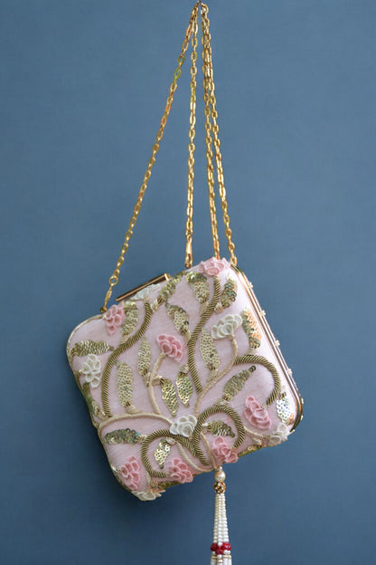 Hand Embroidered Clutch