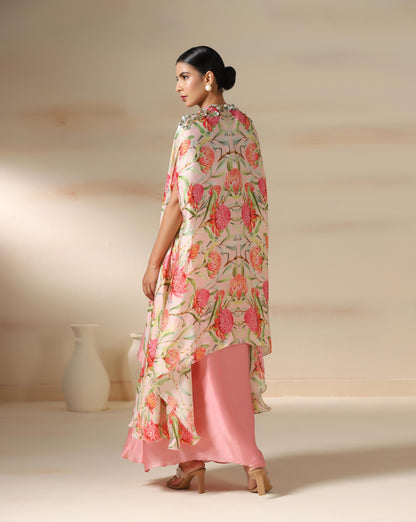 Blush Bloom Cape Set