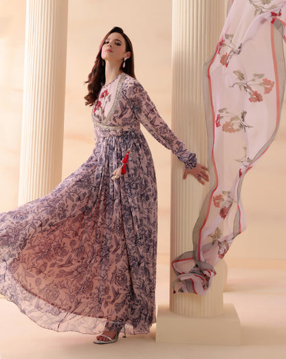 Blooming Grace Anarkali