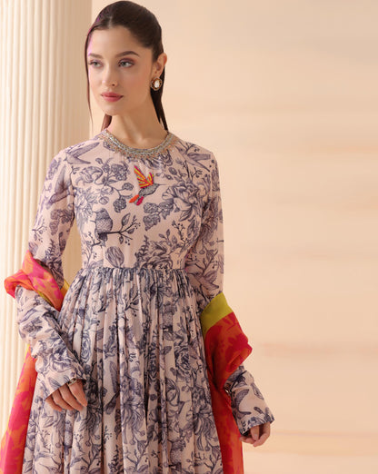 Twilight Garden Anarkali