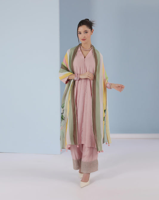 Blush Harmony Kurta Set
