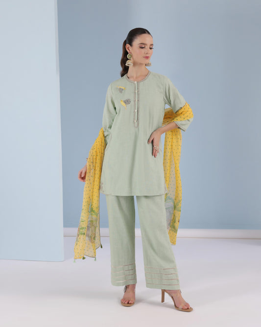 Canary Whisper Kurta Set