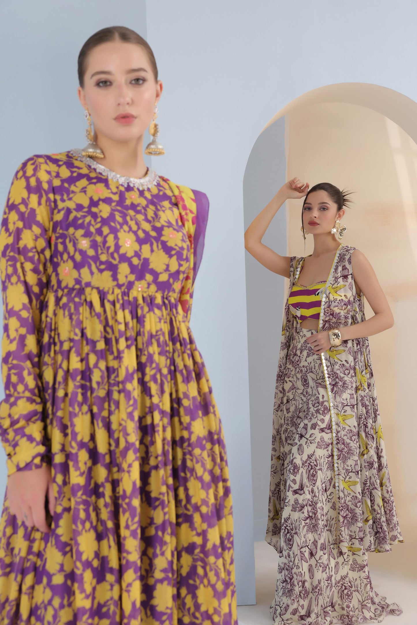 Golden Orchid Maxi Dress