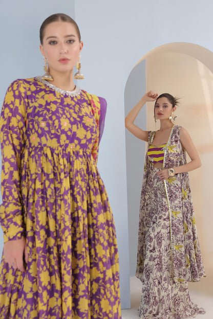 Golden Orchid Maxi Dress