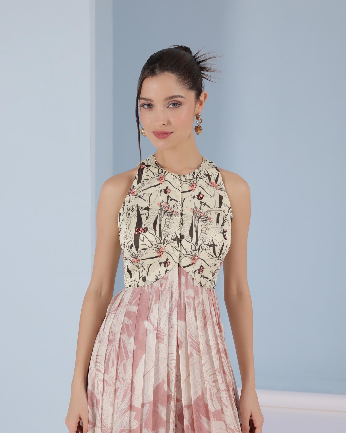Blush Garden Maxi Dress