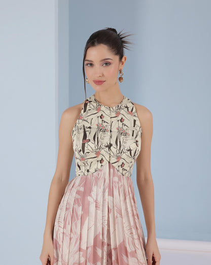 Blush Garden Maxi Dress