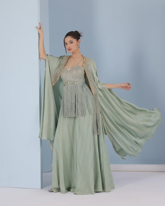 Sage Serenity Cape Set