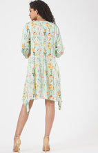 Load image into Gallery viewer, Blue Silk Printed Dress
