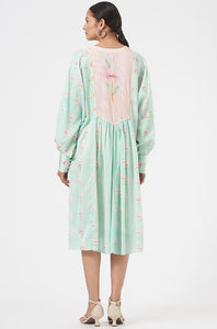 Green Printed Dress
