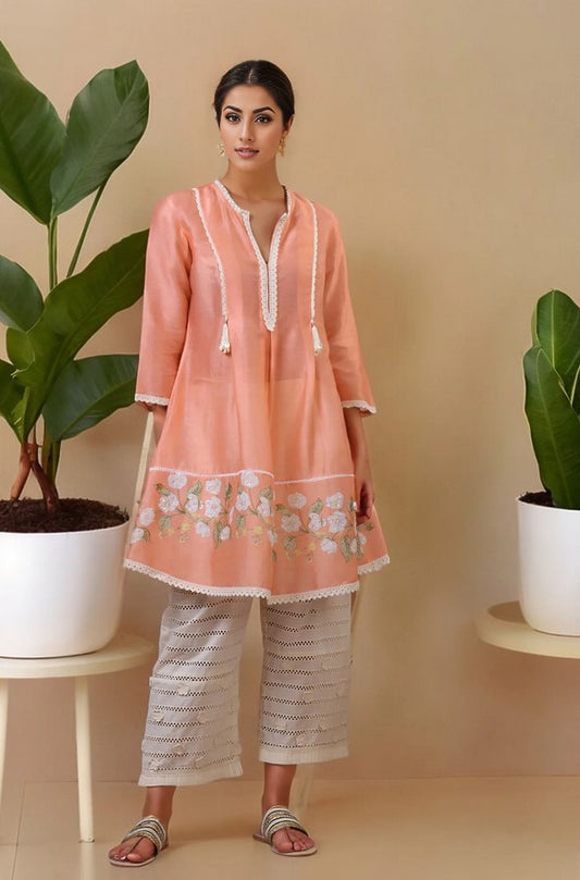 PEACH SEMAL BEL KURTI