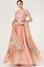 Load image into Gallery viewer, Brick Chiffon Skirt Set
