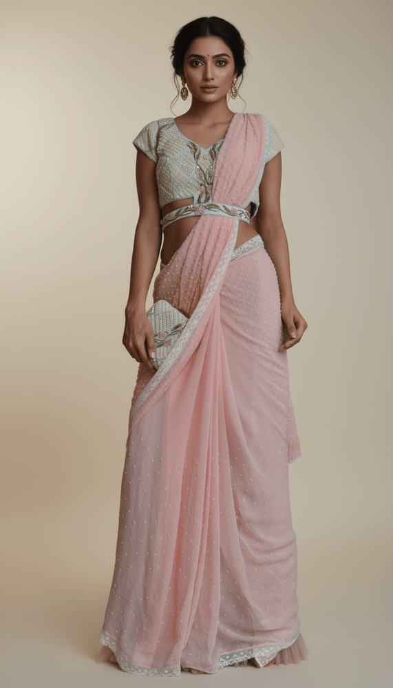 EMBROIDERED SAREE Yashodhara