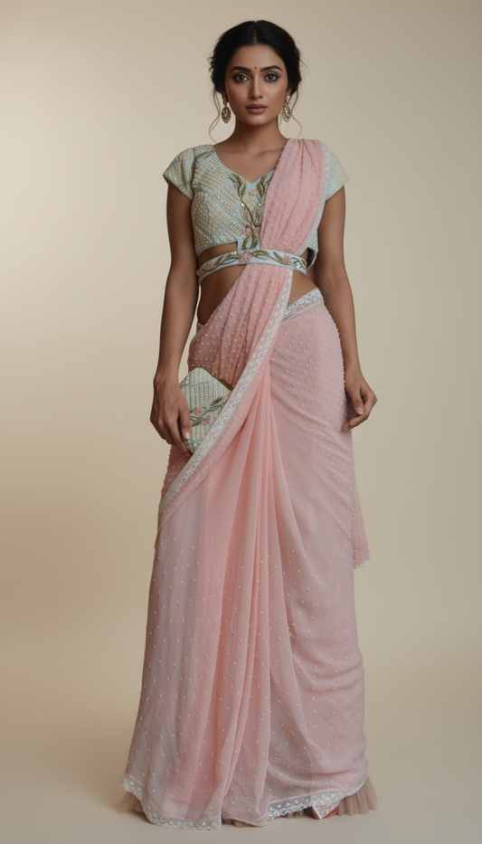 EMBROIDERED SAREE
