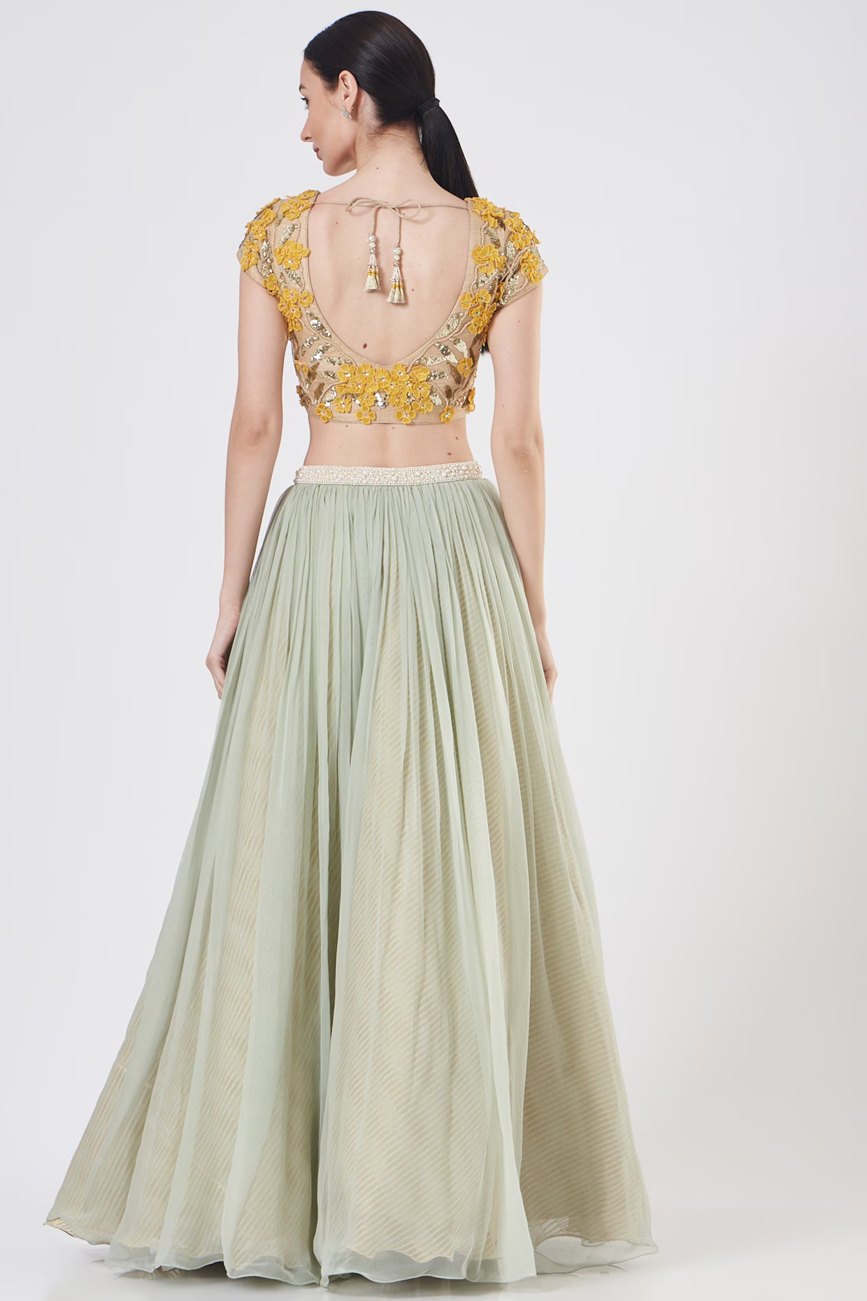 Sunlit Meadow Embroidered Lehenga Set