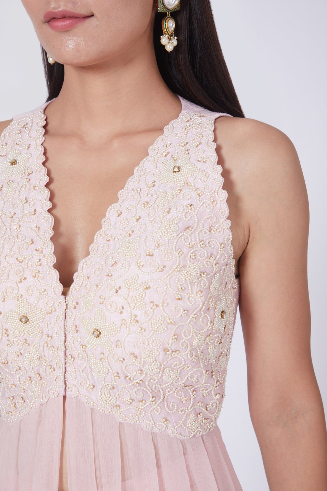 Blush Pink Embellished Set