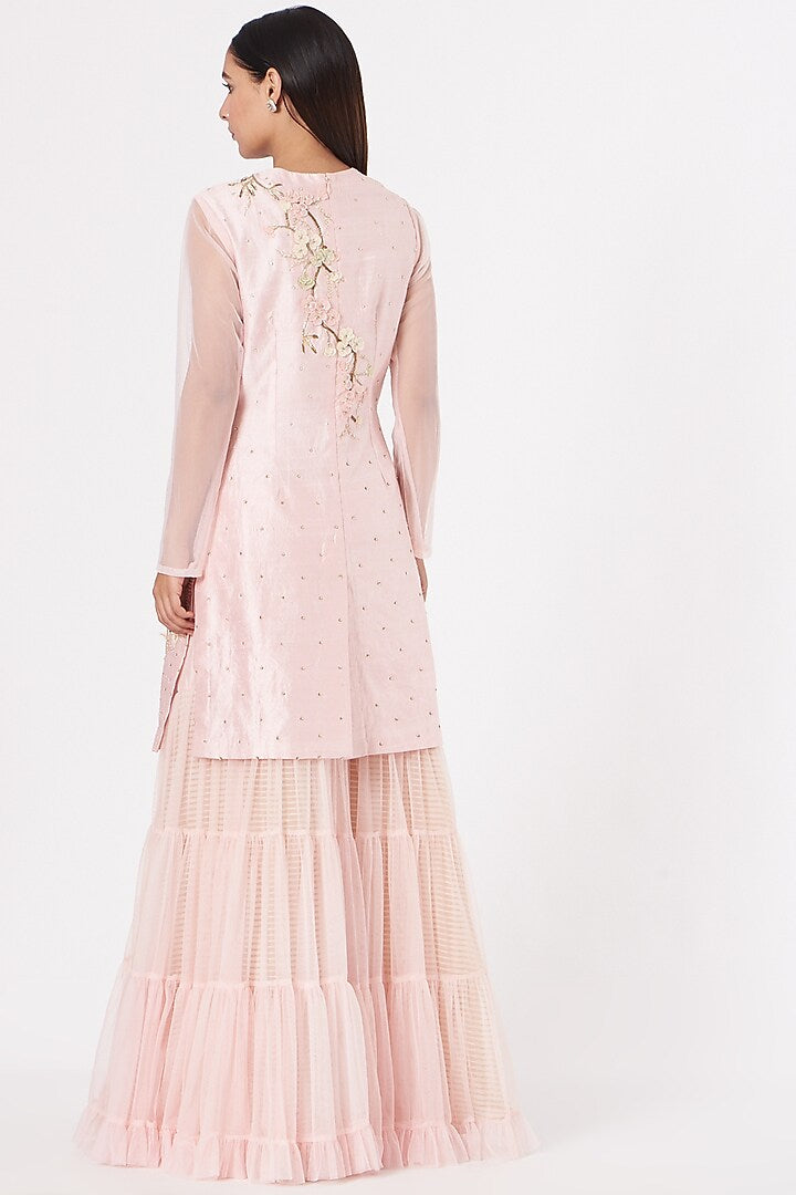 The Rose-Water Botanical Sharara Set