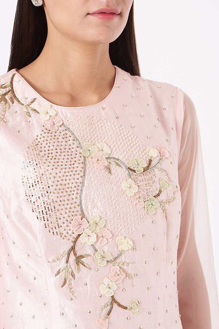 The Rose-Water Botanical Sharara Set