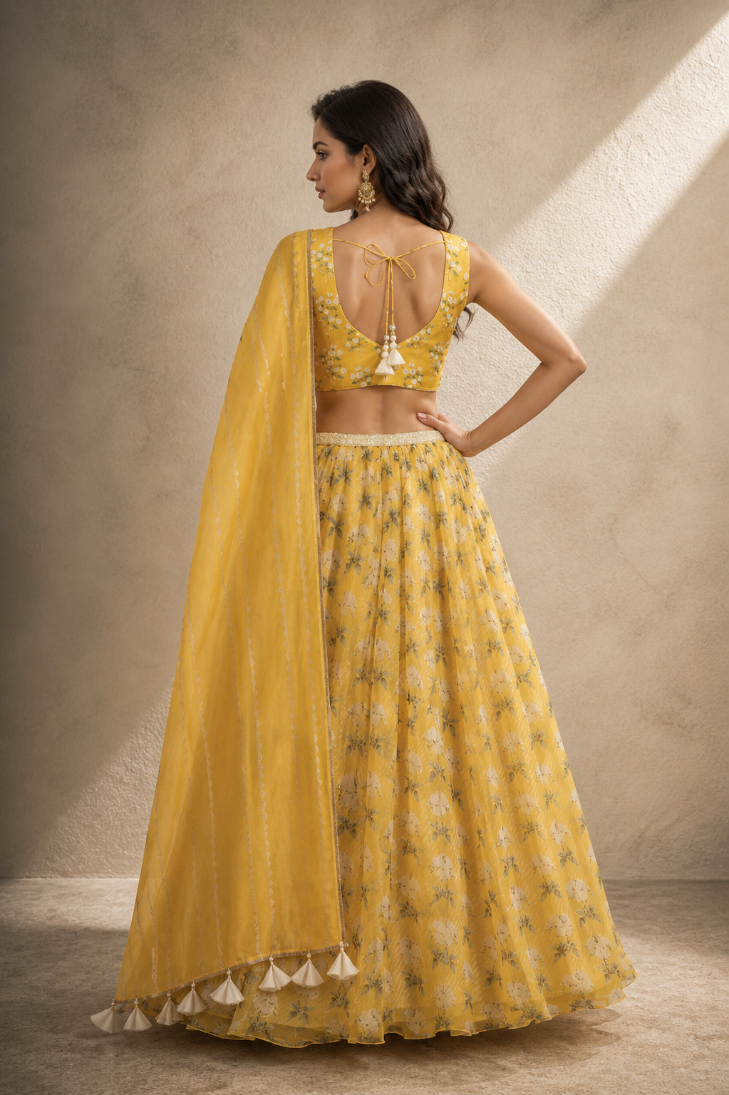 Radiant Sunflower Yellow Lehenga Set