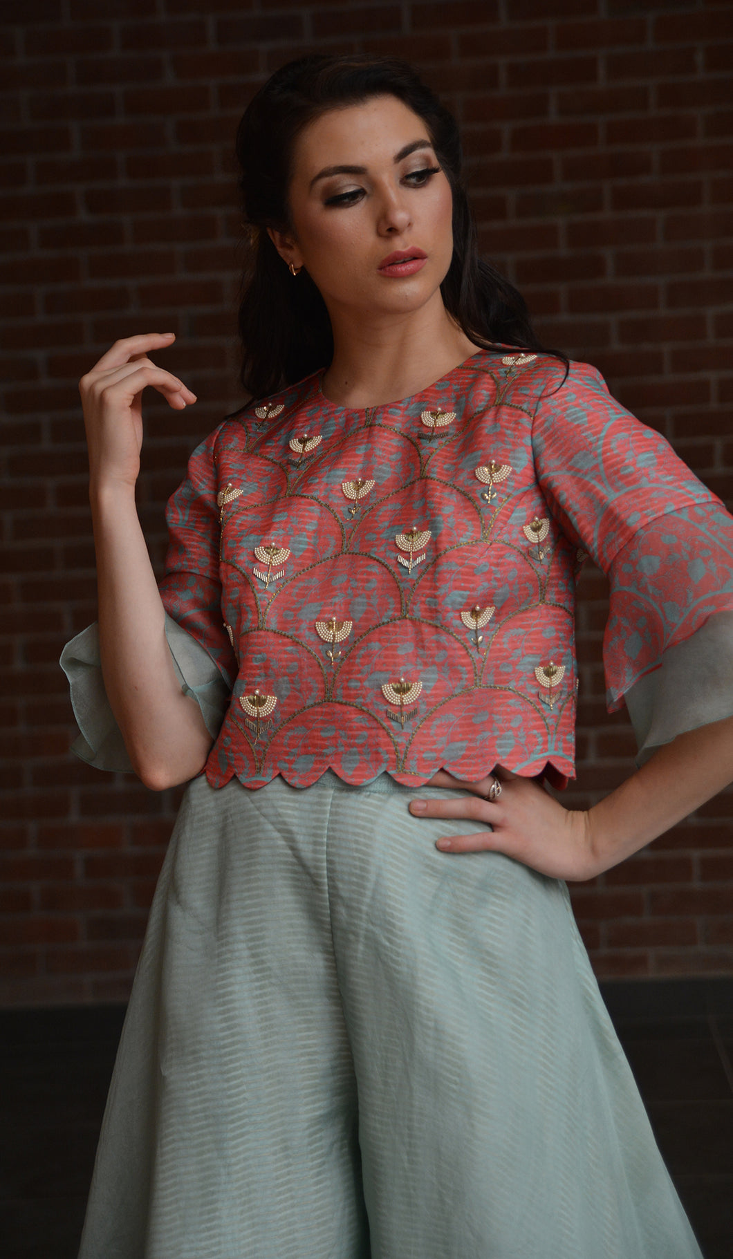 CROP TOP SET