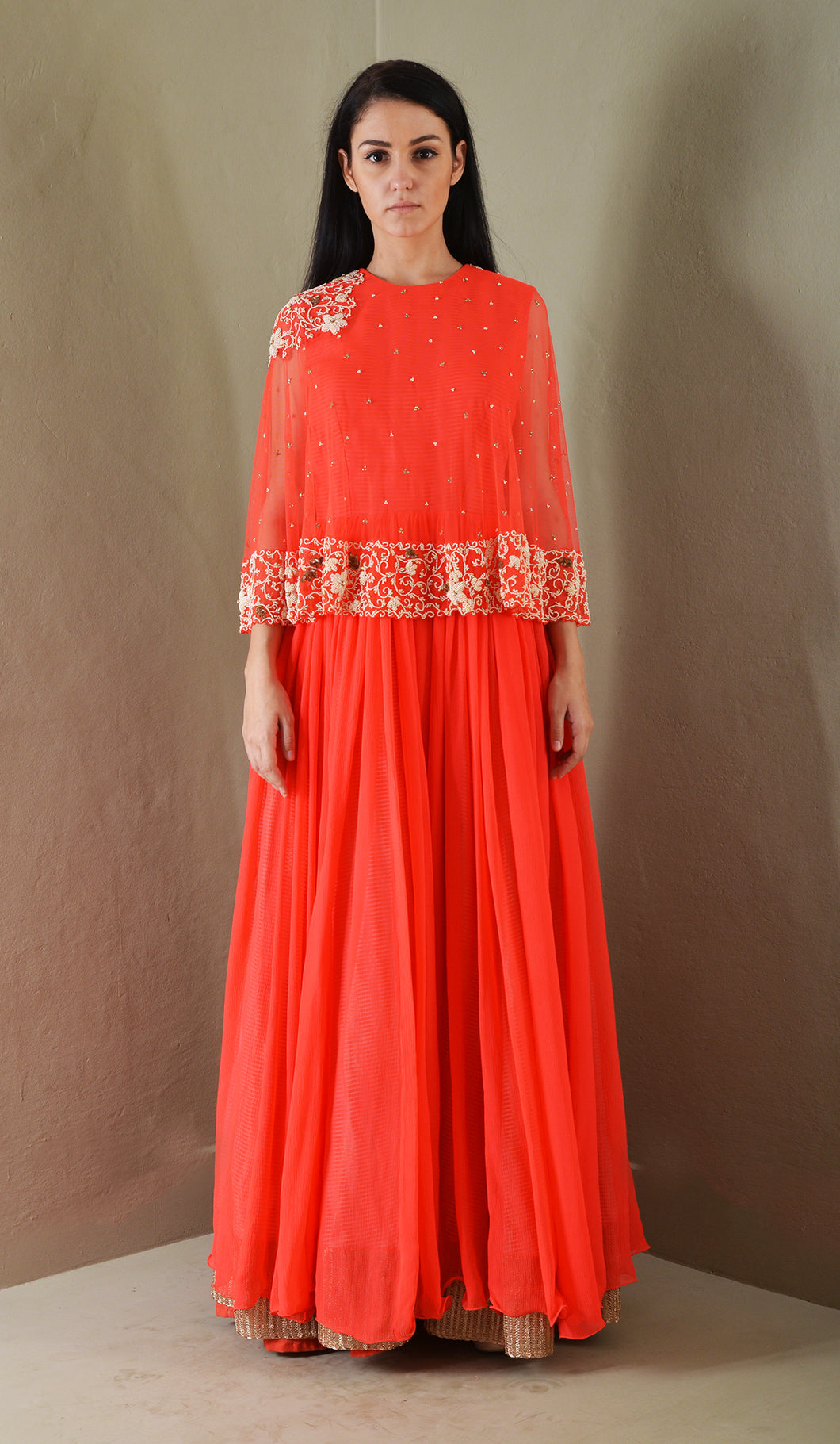 EMBROIDERED TOP & PALAZZOS