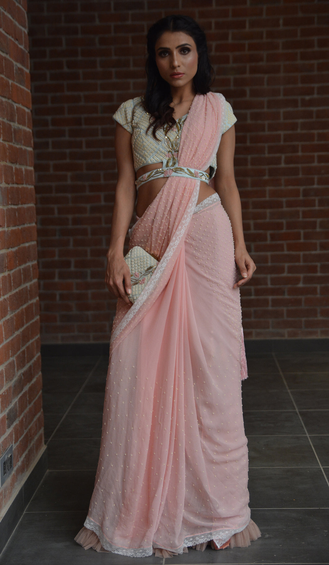 EMBROIDERED SAREE