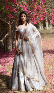 MIRROR WORK LEHENGA