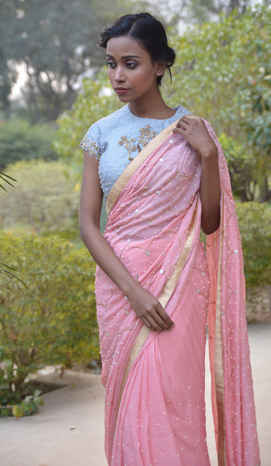 EMBROIDERED SAREE