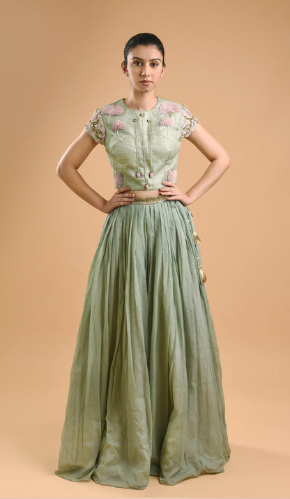 CROP TOP - PALAZZO