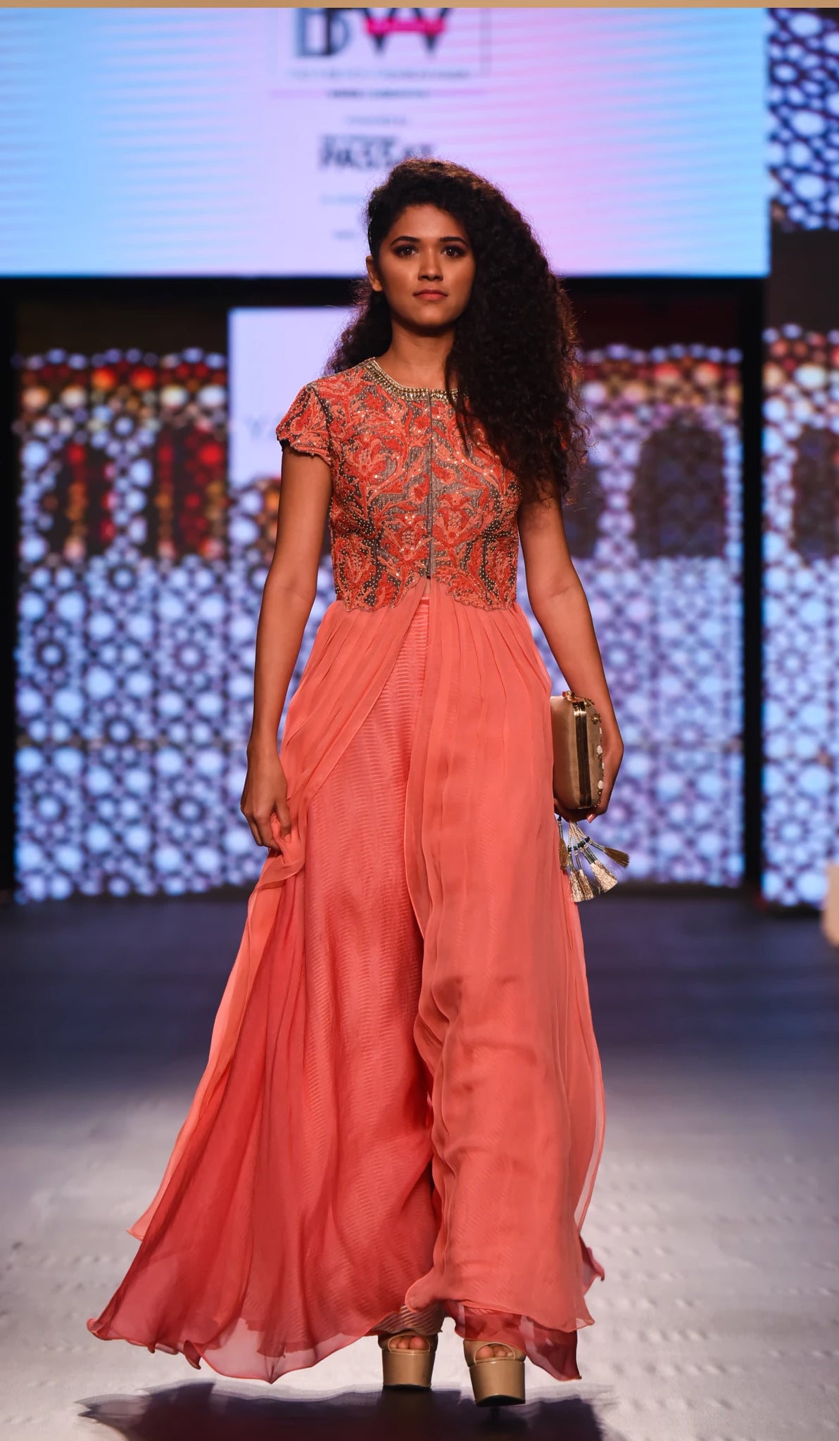 Brick Persian Anarkali