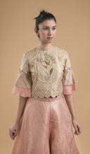 Load image into Gallery viewer, EMBROIDERED TOP &amp; BLOCK PRINTED PALAZZOS
