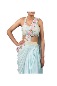 MOTI JAAL BUSTER WITH DRAPED SKIRT