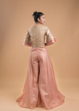 Load image into Gallery viewer, EMBROIDERED TOP &amp; BLOCK PRINTED PALAZZOS
