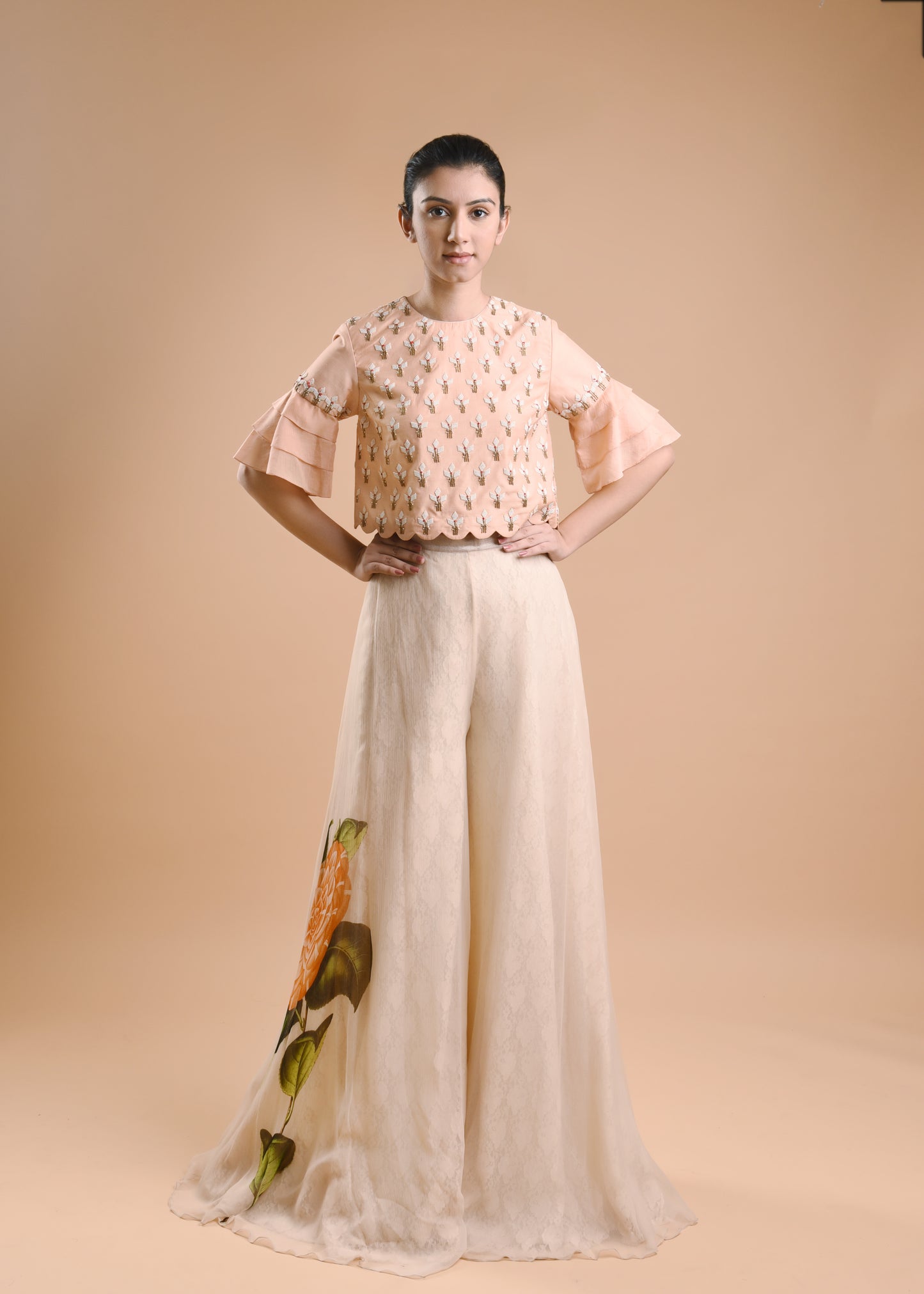CROPTOP PALAZZO SET