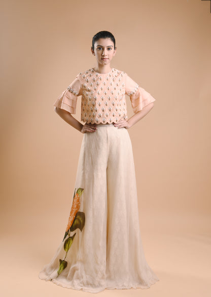 CROPTOP PALAZZO SET
