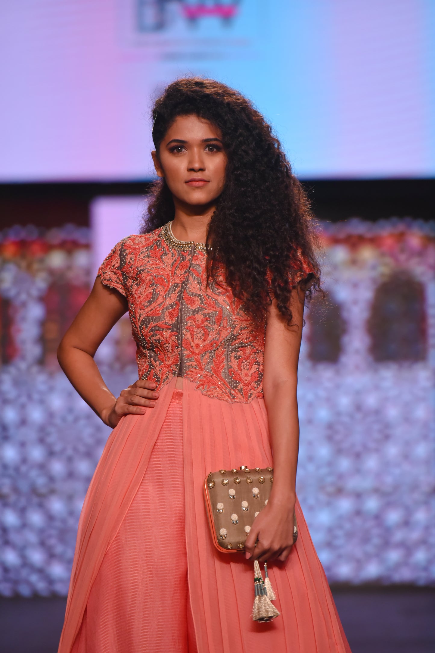 Brick Persian Anarkali