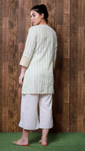 Load image into Gallery viewer, Floral Grid Kurti
